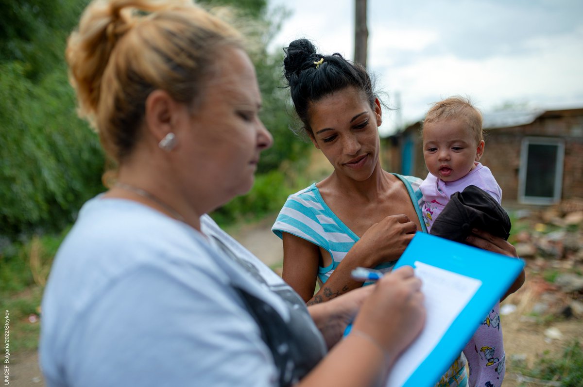 UnicefBulgaria's tweet photo. Support for children with disabilities, early childhood care, medical appointments, and school enrollment. The mobile team established within the #EUChildGuarantee project helps daily the most vulnerable families in the town of Stara Zagora.
#ForEveryChild @EU_Social https://t.co/ngFWQLOTqI