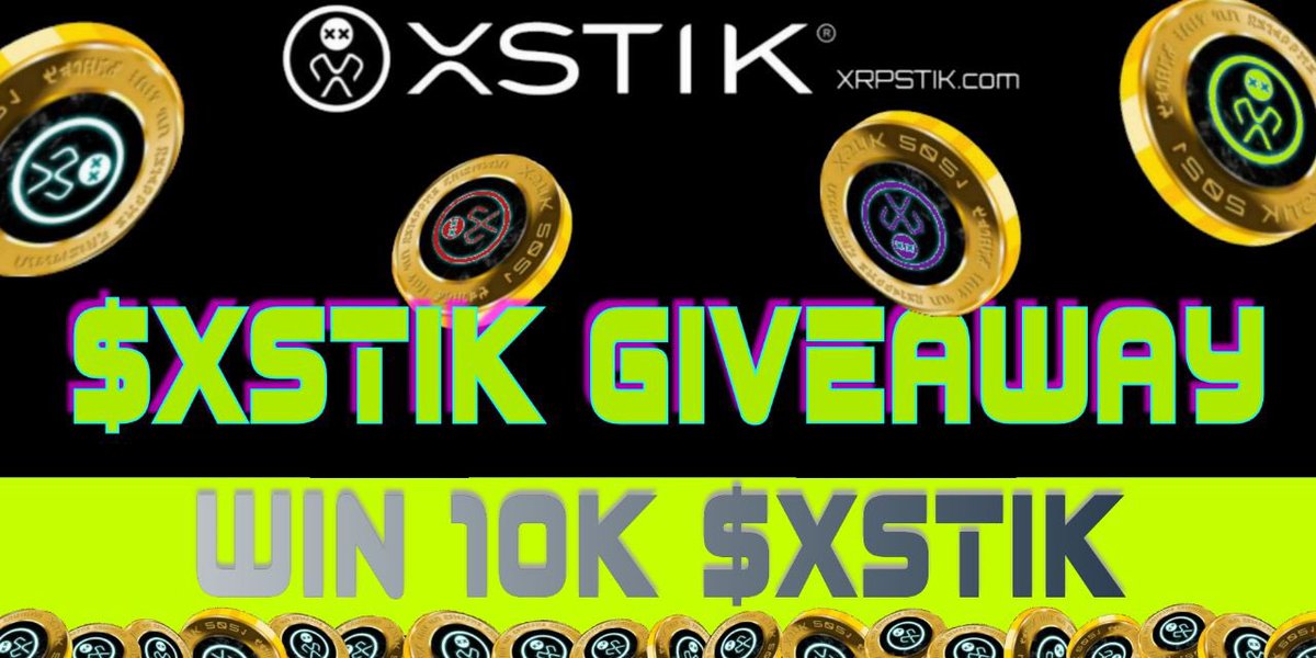 cryptogoldXRP's tweet photo. 🚨#xSTIK Giveaway 🚨

10k xSTIK to winner

Rules⬇️
Follow @xrpstik @livethecrypto @TattedApeXRPL 
Like♥️
Retweet 

Timeframe 72 hours Let’s Go!
#xSTIK #NFT #Giveaway #XRP #XRPL 🔥🔥🔥💰💰💰 https://t.co/j59hxGuO1t