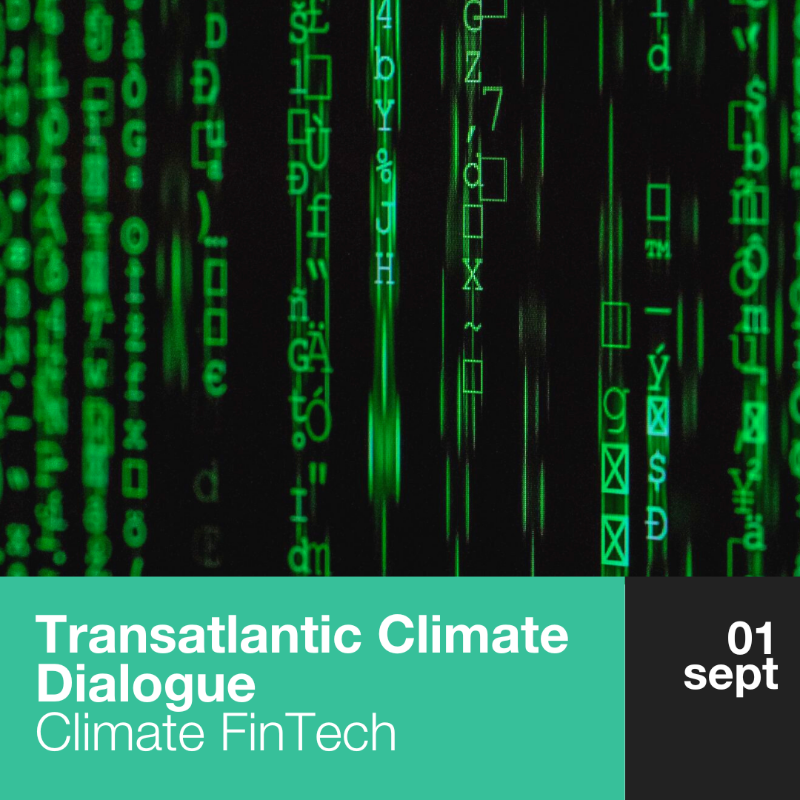 FriendsofEurope's tweet photo. 🗓️ THURSDAY | At 🕑 14.00 CEST, we'll be joined by young entrepreneurs to discuss Climate FinTech. 

Don't miss out on this new #TransatlanticClimateDialogue! ⤵️