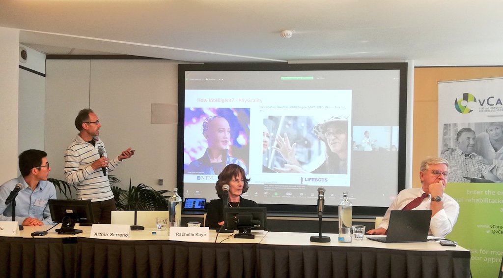 💡 A truly captivating presentation by <a href="/jarturserrano/">J. Artur Serrano</a>, @NTNUnorway, on Robots vs. Fear, the social appearance of robots and whether #AI, #data and humans could become good friends 🤝
📍 Food for thought: It's not data, it's the wisdom derived from data that is valuable 🤔