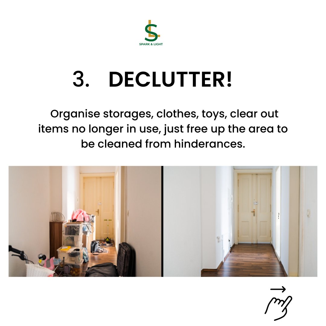 sparkandlight's tweet photo. Don't let cleaning up be a burden.. 
Practice these tips and see the difference. 

#tiptuesday #tipoftheday #hometips #sparkandlightng #cleanliving #SelenLaundry https://t.co/ejY3z0E6Fn