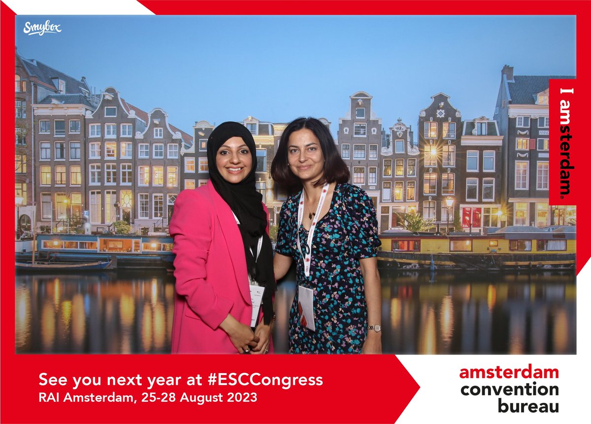 👋 Barcelona #esccongress2022 
Great science, awesome cardiology, so much to take home and think about 🤔 
Lovely meeting @aayshacader @Sarah_Moharem IRL. 
@DrAnvesha_Singh @EylemLevelt @dr_mosama @warkaa21 until next time 😘 
@escardio 🙏🏽 for the opportunity to be here 🤩 🏆