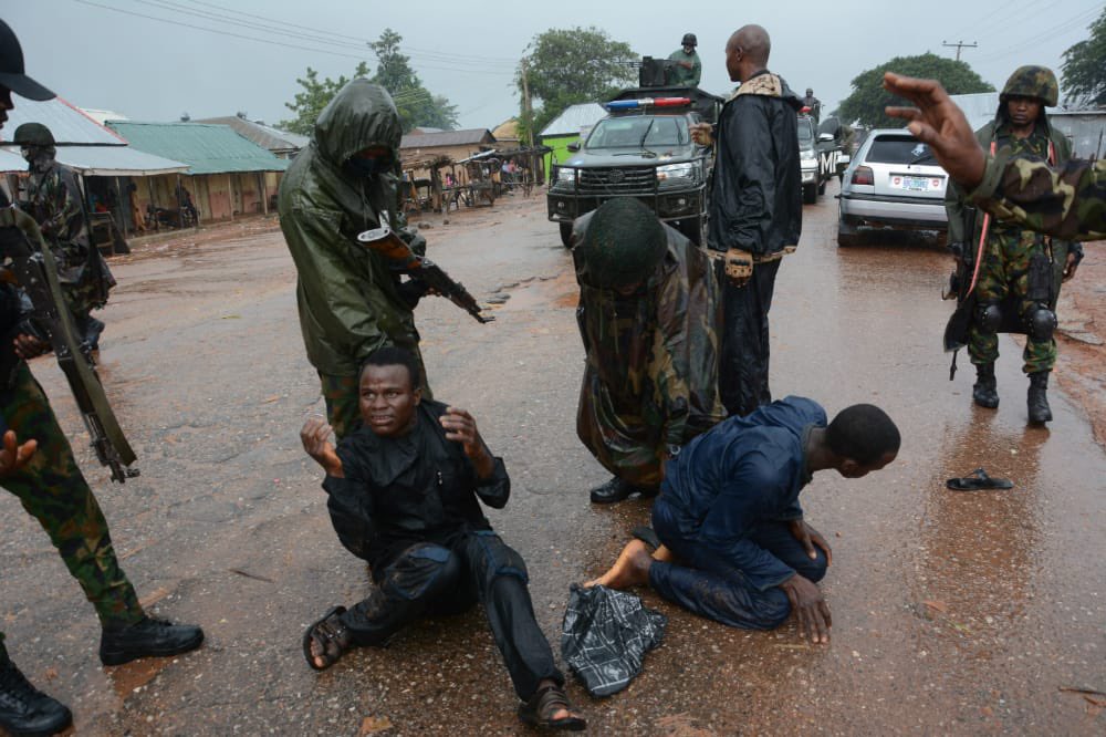 DejiAdesogan's tweet photo. JUST IN:Fighting patrol led by GOC 1 Division Nigerian Army, Maj Gen TA Lagbaja have cleared bandits in Buruku, Udawa, Manini, Birnin Gwari, Doka, Maganda, Kuyello & Dogon Dawa communities in #Kaduna state. Bandits neutralized & some captured alive, weapons & motorbikes recovered https://t.co/mKQgKxA1P9