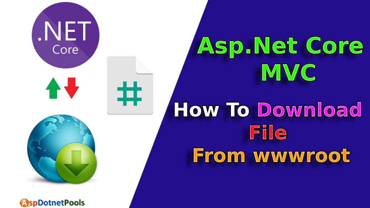 aspdotnetpools's tweet image. Asp.net Core 6: Download File From wwwroot |  Core MVC
youtu.be/-_TbwJoAPys