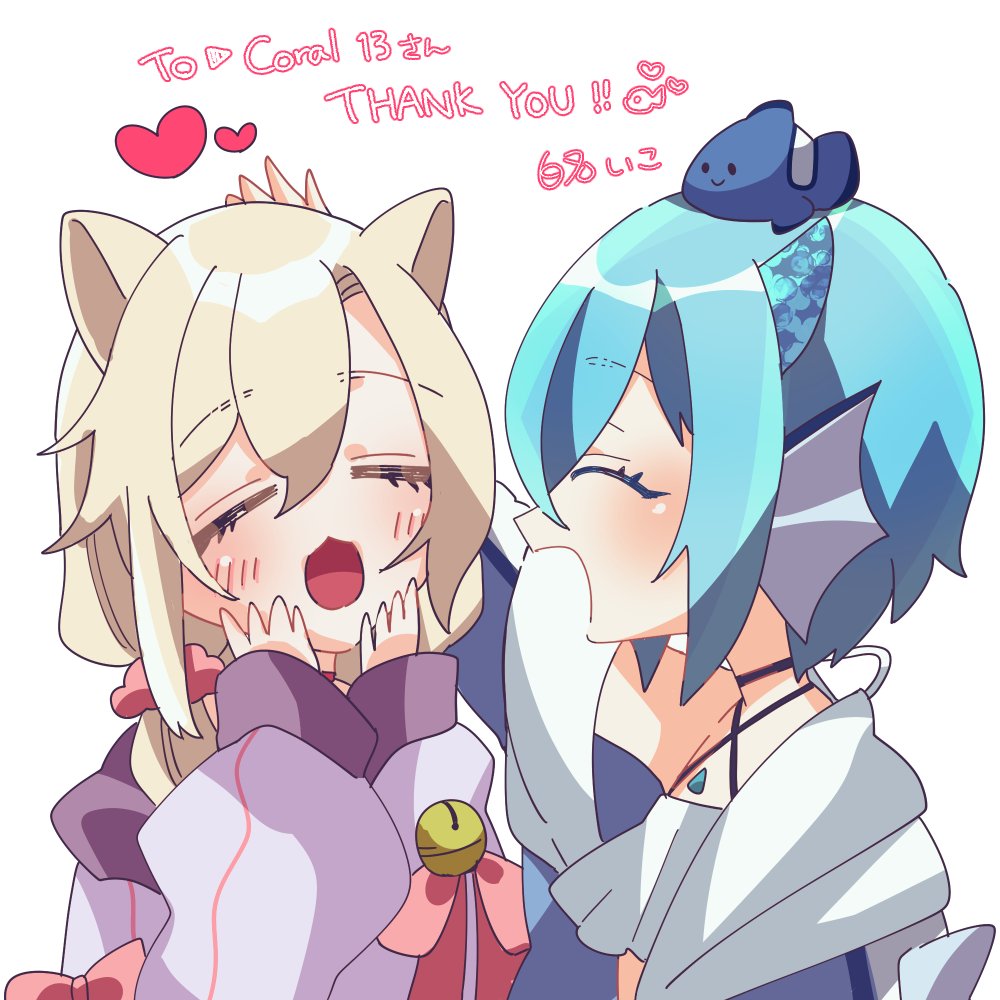 coralfsh13's tweet photo. The feesh catto sister skeb is here by @shirana_iko
@Shiari_4411 Feesh catto sister goals!
#Skeb #SangoART #ShiArty https://t.co/GKNZVDMp8A
