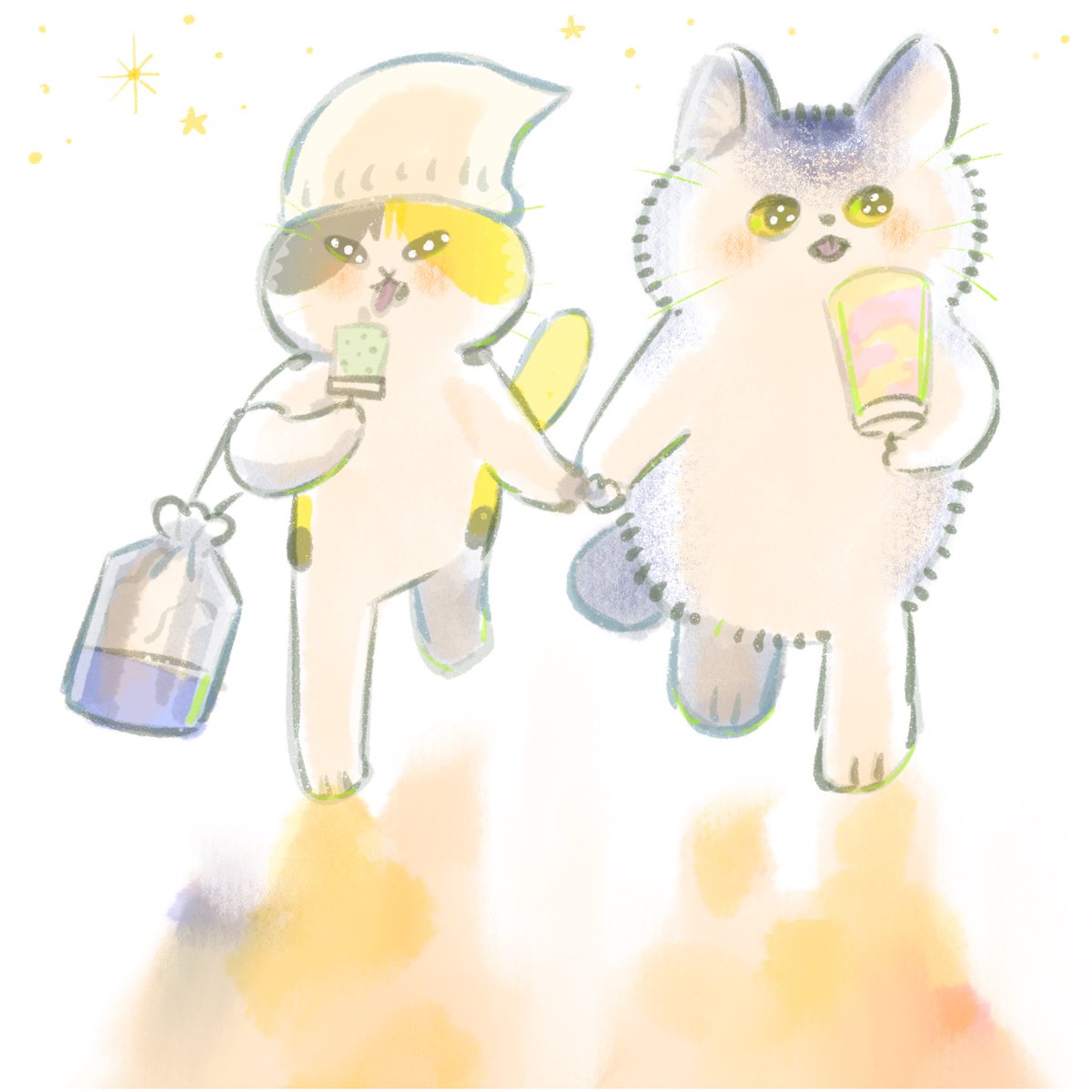 「プールのお迎え 」|谷口 菜津子のイラスト