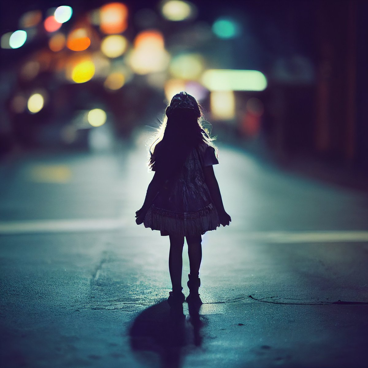 So here is todays #AI_photography taken by me, well I asked an #AI  to generate it but still...

I call this "All alone in the danger zone"

From a song by #ramones  :-)