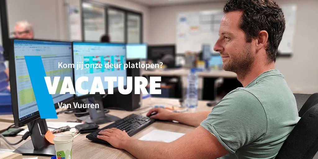 Ben jij oplossingsgericht en staat de klantvraag bij jou voorop? Ter uitbreiding van ons team zijn wij op zoek naar een planner. Als planner ben je de spil tussen de commerciële afdelingen, inkoop, productie en expeditie. Meer weten? vanvuuren.nl/vacatures/vaca… #vacature #vanvuuren