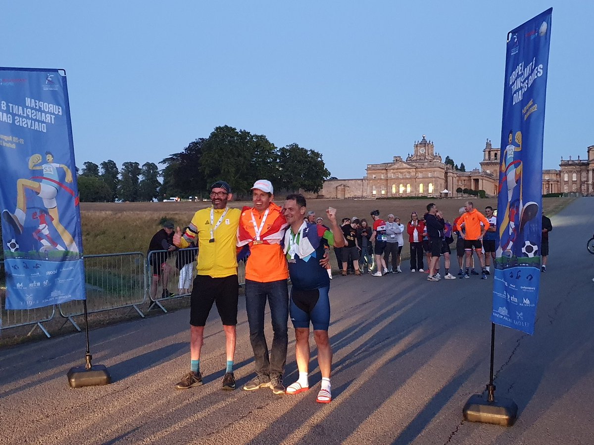 #European #Transplant and #Dialysis #Games - amazing event! 

Top athletes, all sharing incredible experiences #GiftofLife. 

Hubby @DrBartRienties won 🚴🥇🚴‍♂️ twice! 😁

Please discuss your wishes #organdonation with family, so they don't have to face difficult decisions. 🙏