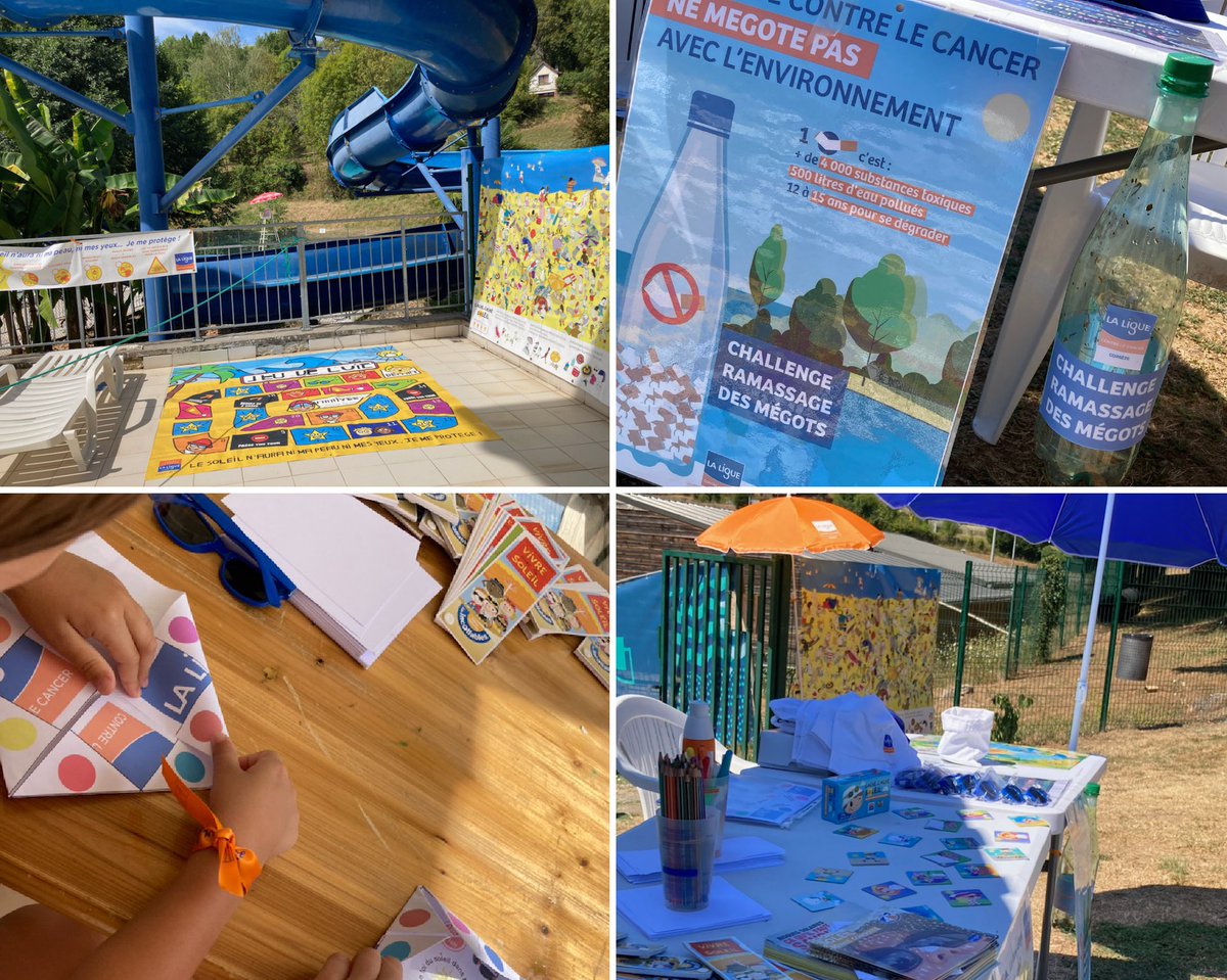 ligue_19's tweet photo. 🌞Sensibilisation des collectivités locales aux dangers du soleil. Toutes celles disposant d’une piscine publique se sont vues proposer des parasols de couleur orange et bleue (couleurs Ligue) pour créer des espaces ombragés.
+ d'info : https://t.co/OWd8k3VGRI https://t.co/xnZfbcZilY