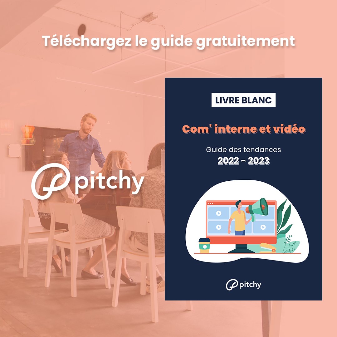 PitchyProd's tweet photo. 83% des collaborateurs trouvent que la vidéo est le meilleur contenu pour éduquer et informer.

📚 Dans ce livre blanc, apprenez à réinventer votre communication interne avec de nouvelles idées de contenus !

Pitchy vous offre ce livre blanc gratuitement : https://t.co/jD1AZCFaTJ https://t.co/gUwQOB5A84