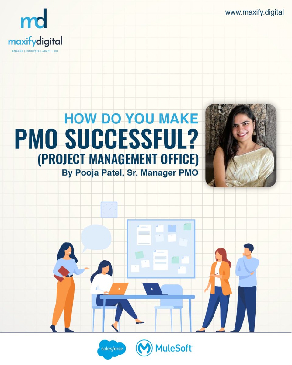 maxifydigital's tweet photo. The whole process of designing and establishing a #PMO can appear to be a very big, even unachievable, task.

Now for some good news. It does not have to be hard as Pooja Patel, Sr. Manager, PMO at @maxifydigital  helps by breaking the process down into simple steps. https://t.co/uH4GWBSJSR