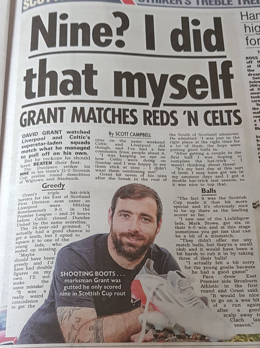 disgracelands9's tweet photo. Well my local team , thst i watch every home and some away games , made the paper ! #MonThePace https://t.co/P92FPtTSnS