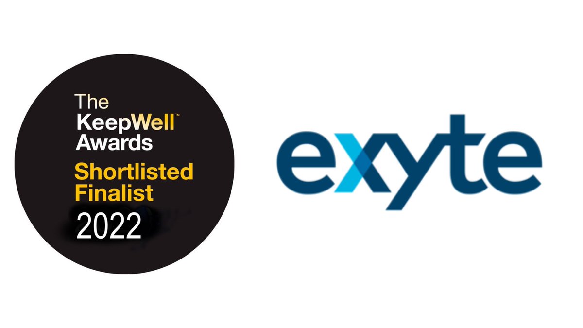 Exyte is shortlisted for Best in Class Nutrition at the KeepWell awards. 

Best of luck <a href="/WeAreExyte/">WeAreExyte</a> – we look forward to seeing you on September 8th! #keepwellawards