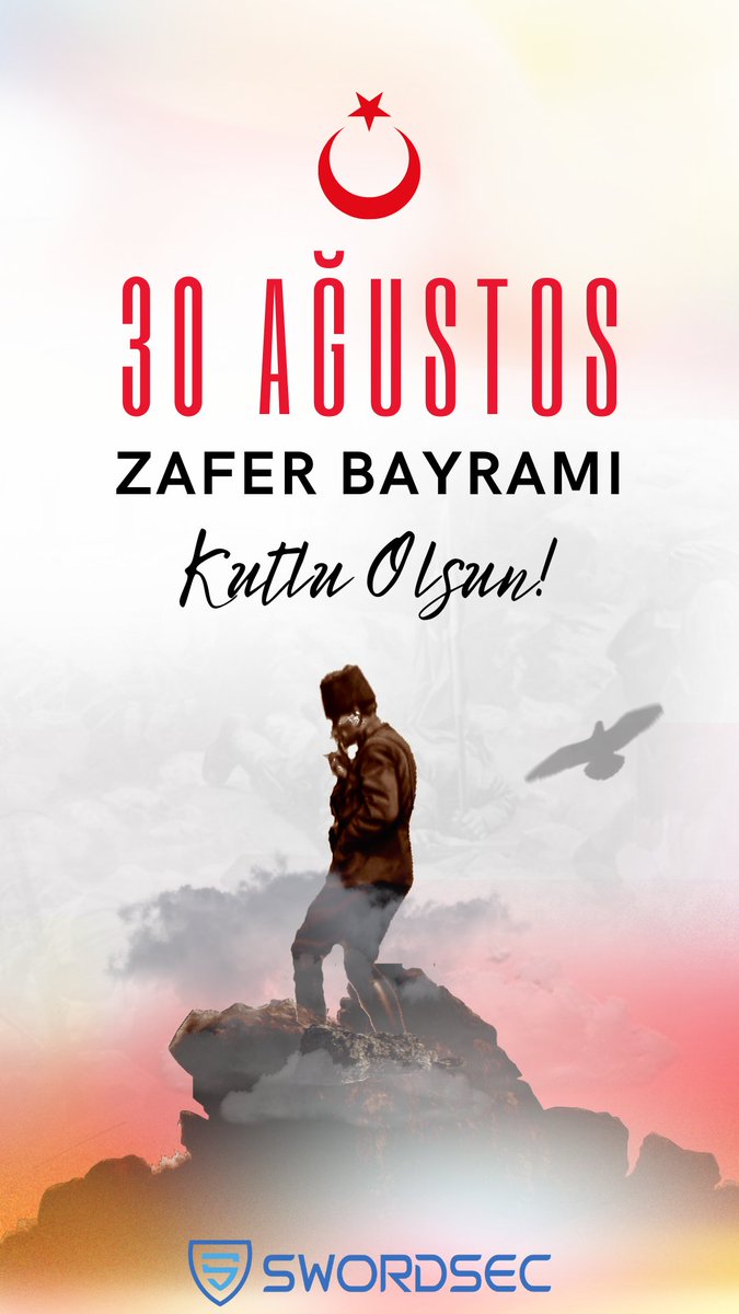 🇹🇷 30 Ağustos Zafer Bayramımız kutlu olsun ! 100. yıl dönümünde başta Gazi Mustafa Kemal Atatürk olmak üzere tüm kahramanlarımızı saygı ve minnetle anıyoruz.
