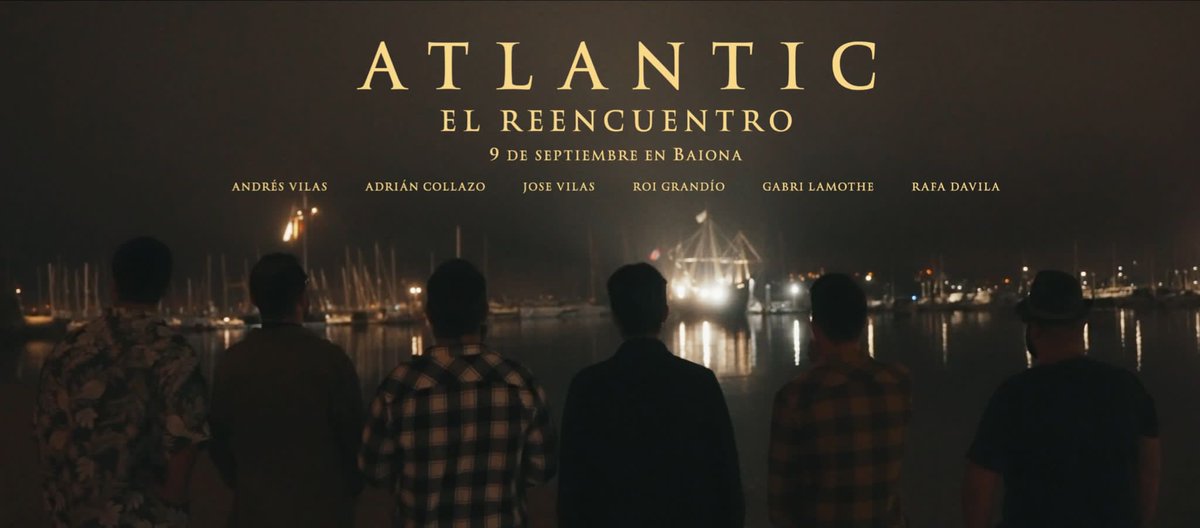 musicatlantic's tweet photo. 9 de septiembre. 
Praza do Concello, Baiona.
Atlantic. https://t.co/psKc3RYtmx