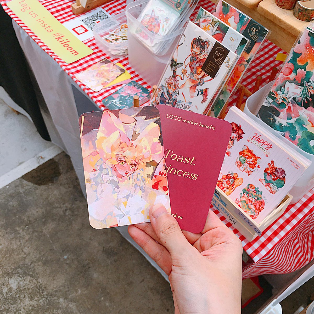 kiloomm's tweet photo. Thank you sooo much for coming by my booth at LOCO fair 🥰🥰🎊 Stocks update will be announced later this week! #localcon #shoplocal https://t.co/JE26GyhEgT