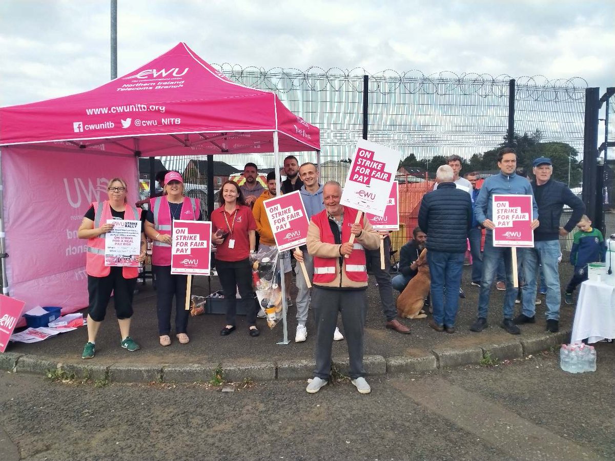 Strike Mobile hits the Cutts Dunmurray thanks to Nipsa for the support <a href="/nipsa/">NIPSA</a> <a href="/KerryCwu/">Kerry Fleck</a> <a href="/NIC_ICTU/">NIC ICTU</a> <a href="/CWUnews/">CWU</a>