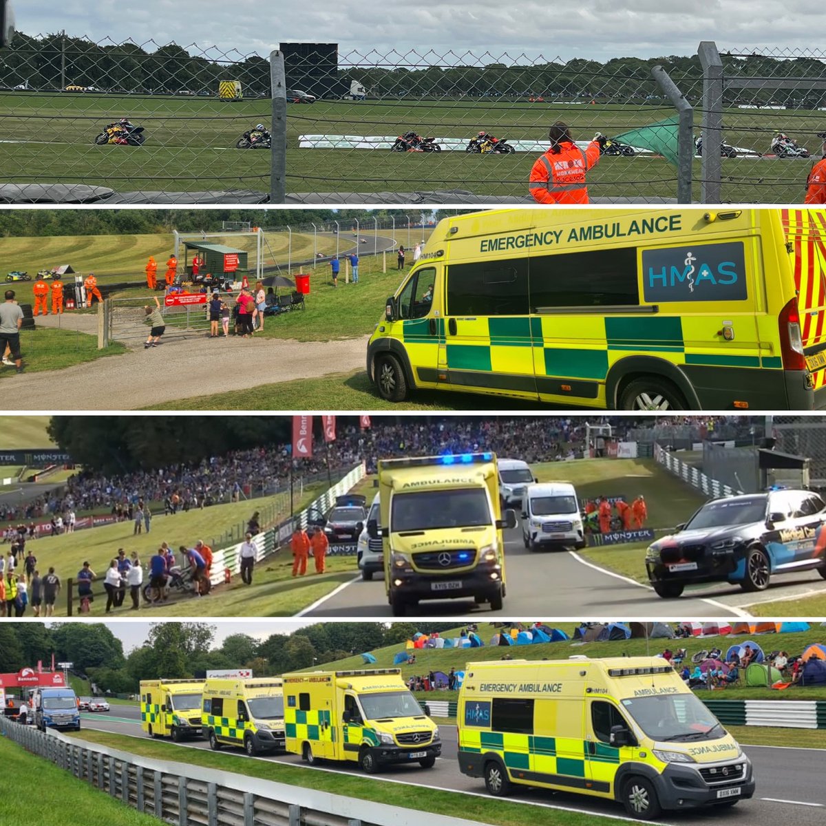 HardcoreMedical's tweet photo. Wow, we've had upward of 30 staff out in 9 vehicles across the land at #Whitby #Historical #Experience Weekend, @OfficialBSB Super Bikes at @CadwellPark  and our PTS crews in Leicester! 
Thanks to all of #TeamHMAS!! 
#CQCRatedGood #CQCAmbulance #EventMedics #BritishSuperBikes https://t.co/smKSJlVJed
