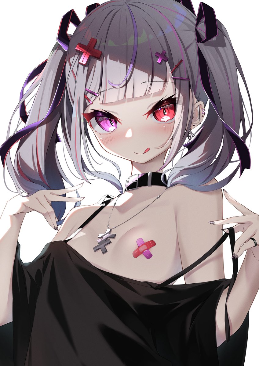 「ひと月で4枚描けたの初めてな気がする...がんばったなぁ#今月描いた絵を晒そう 」|溶けたここア☕️Skeb募集中☕️のイラスト