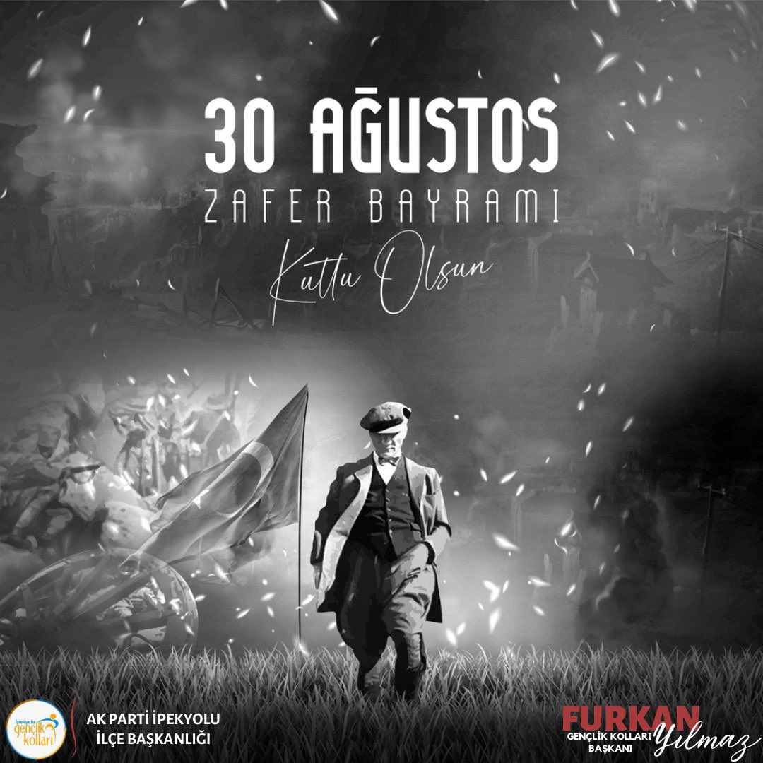 ipekyolu_van's tweet photo. 30 Ağustos Zafer Bayramımızın 100. yılında Gazi Mustafa Kemal Atatürk başta olmak üzere tüm kahramanlarımızı saygı ve minnetle anıyoruz. 

#30AğustosZaferBayramı https://t.co/lCmauqXcCl
