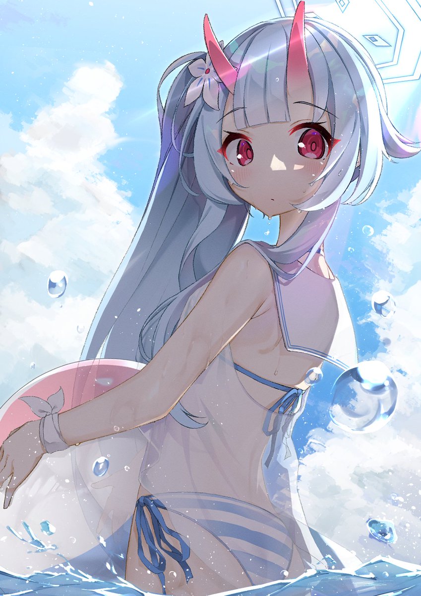 「ひと月で4枚描けたの初めてな気がする...がんばったなぁ#今月描いた絵を晒そう 」|溶けたここア☕️Skeb募集中☕️のイラスト