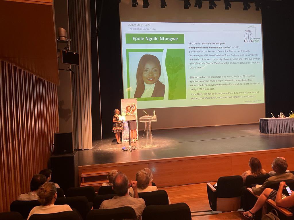 CBIOS_'s tweet photo. Congratulations @Gently2016 for the Egon-Stahl-Award in Bronze received in the “70th International Congress and Annual Meeting of the Society for Medicinal Plant and Natural Product Research (GA)”, August 28-31, 2022 in Thessaloniki, Greece 🔝🧪🤩@PhytoChemLab @ULusofona @UAHes https://t.co/WQZIx3gzic