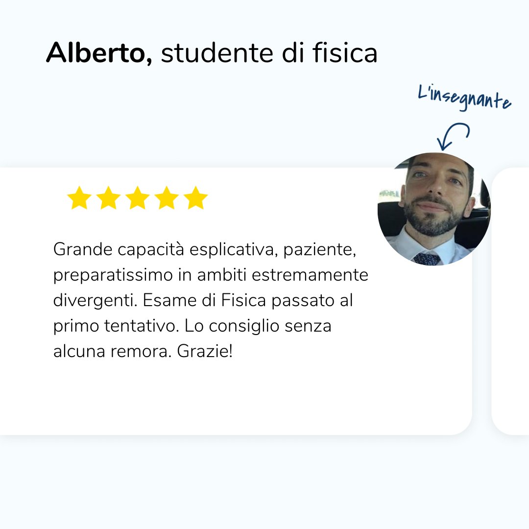 ClassgapIT's tweet photo. 🧑💻 La #fisica e la #chimica sono tra le materie più temute dagli studenti, ma Alberto e Fabio sono riusciti a superare le proprie difficoltà con l’aiuto dei loro insegnanti privati conosciuti su #Classgap.
🧐 Sapevi che molti professori offrono anche una lezione prova gratuita? https://t.co/l86cig50pg