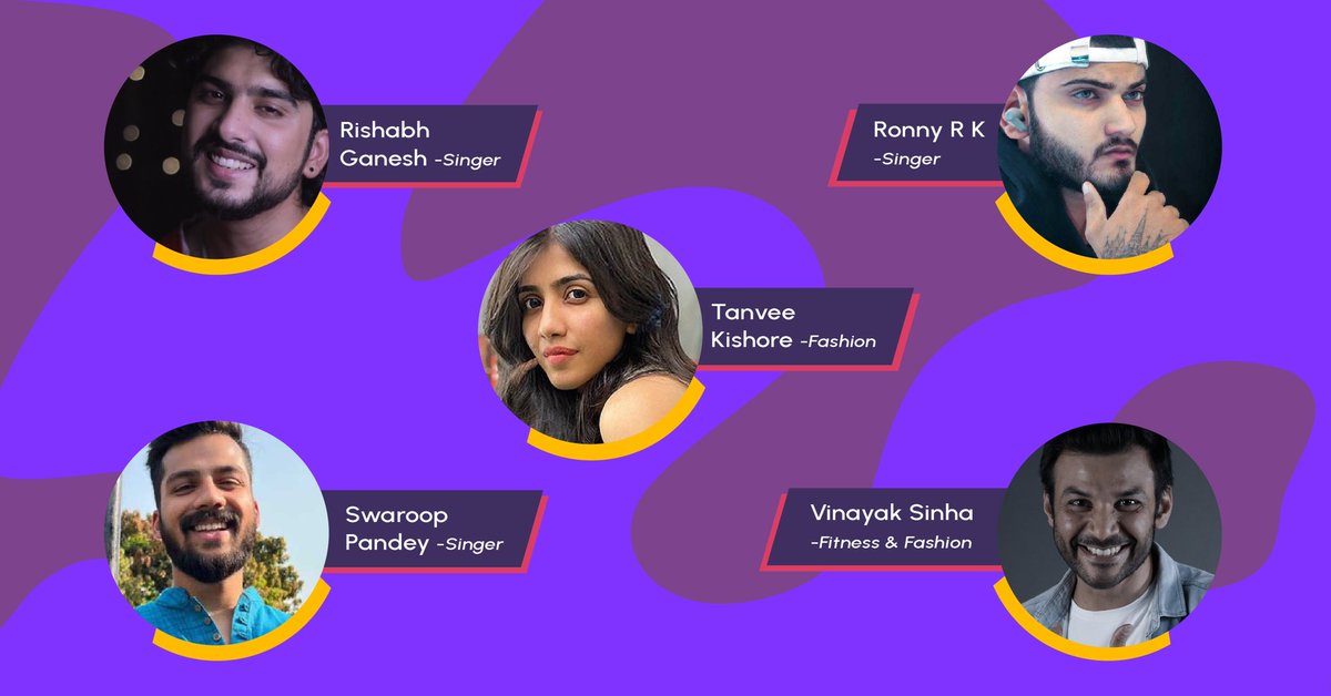 RoposoIndia's tweet photo. Presenting @RoposoIndia 
🥁🥁Top 10 LIVEstreamers 🥁🥁,  
who guarantee a great LIVE, all day every day.  
Sing, laugh, shop, get ready, and work out with them – you’re surely going to be entertained with them!   
•
#Roposo #RoposoLIVEstreamers #LIVE #Glance #RoposoTop10 https://t.co/AuYWIuZdwU