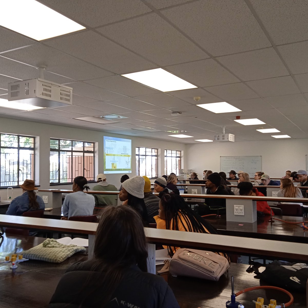 of_oenology's tweet photo. Thank you Zoë Bredell from @SyngentaSA for sharing your expertise with our 3rd years this morning. https://t.co/jOoTG2KOVK