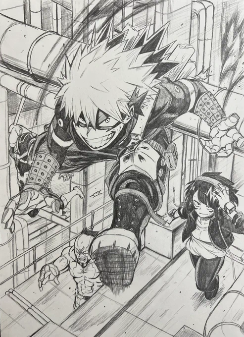 爆豪かっちゃんチームが好き💥
#ヒロアカ #僕のヒーローアカデミア 
#MHA #heroaca_a #MyHeroAcademia 