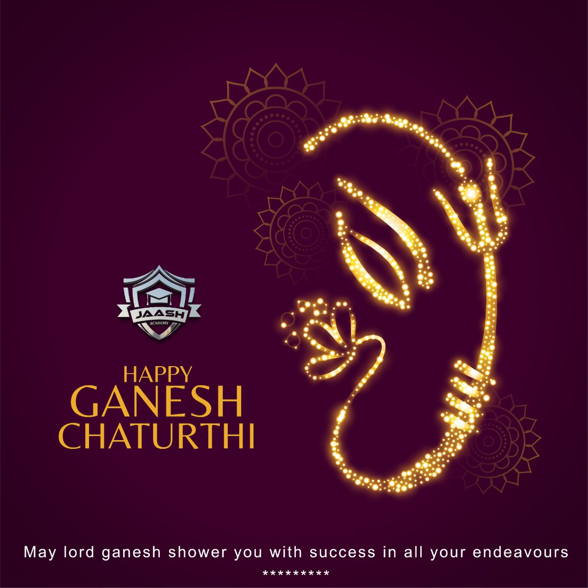 JaashAcademy's tweet photo. Happy Ganesh Chathurthi
May Lord Ganesh Shower You With Success In All Your Endeavours
.
.
.
#jaash #jaashacademy #courses #HappyGaneshChathurthi #ganeshchathurti #VinayagarChathurthi #ganesh #pillaiyar #happyvinayagarchathurthi #Aug31 #chennai #india #australia #canada  #usa https://t.co/k6hkqz00Gr