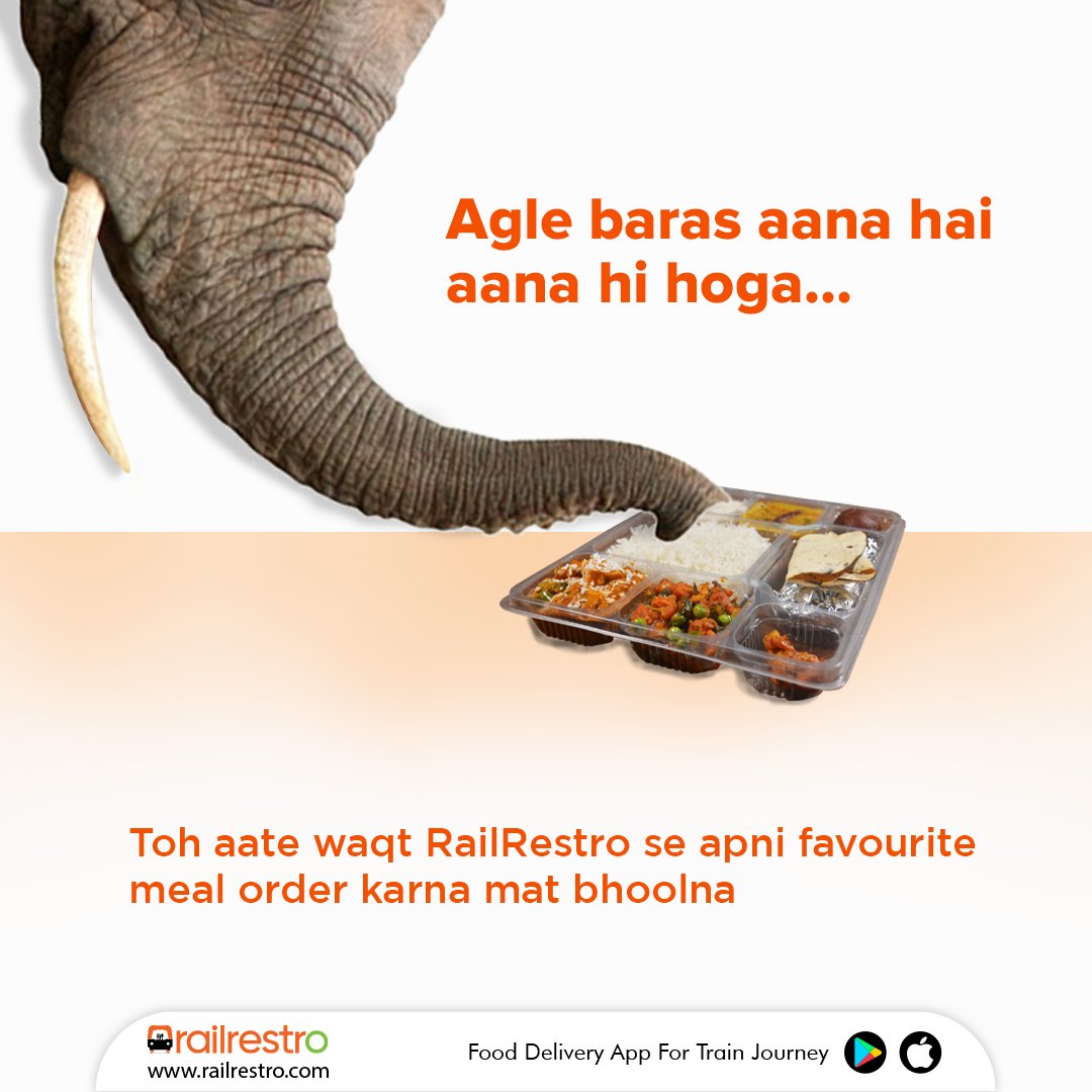 Railrestro's tweet image. May this year Bappa bless you with good luck, success and prosperity. #HappyGaneshchaturthi

#railrestroapp #indianstates #indianrestaurants #comments #railrestro #train #irctc #india #travel #download #orderfoodintrain #fooddeliveryapp