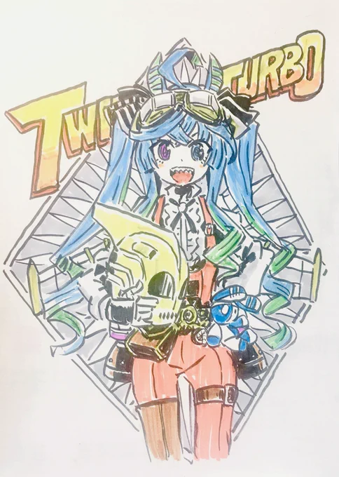 ツインロケッティア師匠 #ツインターボ  