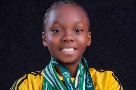 Our Dear Stephanie Onusiriuka have just written her name in gold. Having won a Gold Medal at the African Junior Gymnastics Championship in Pretoria, South Africa at age 11. Hearty congratulations on achieving such a great feat.