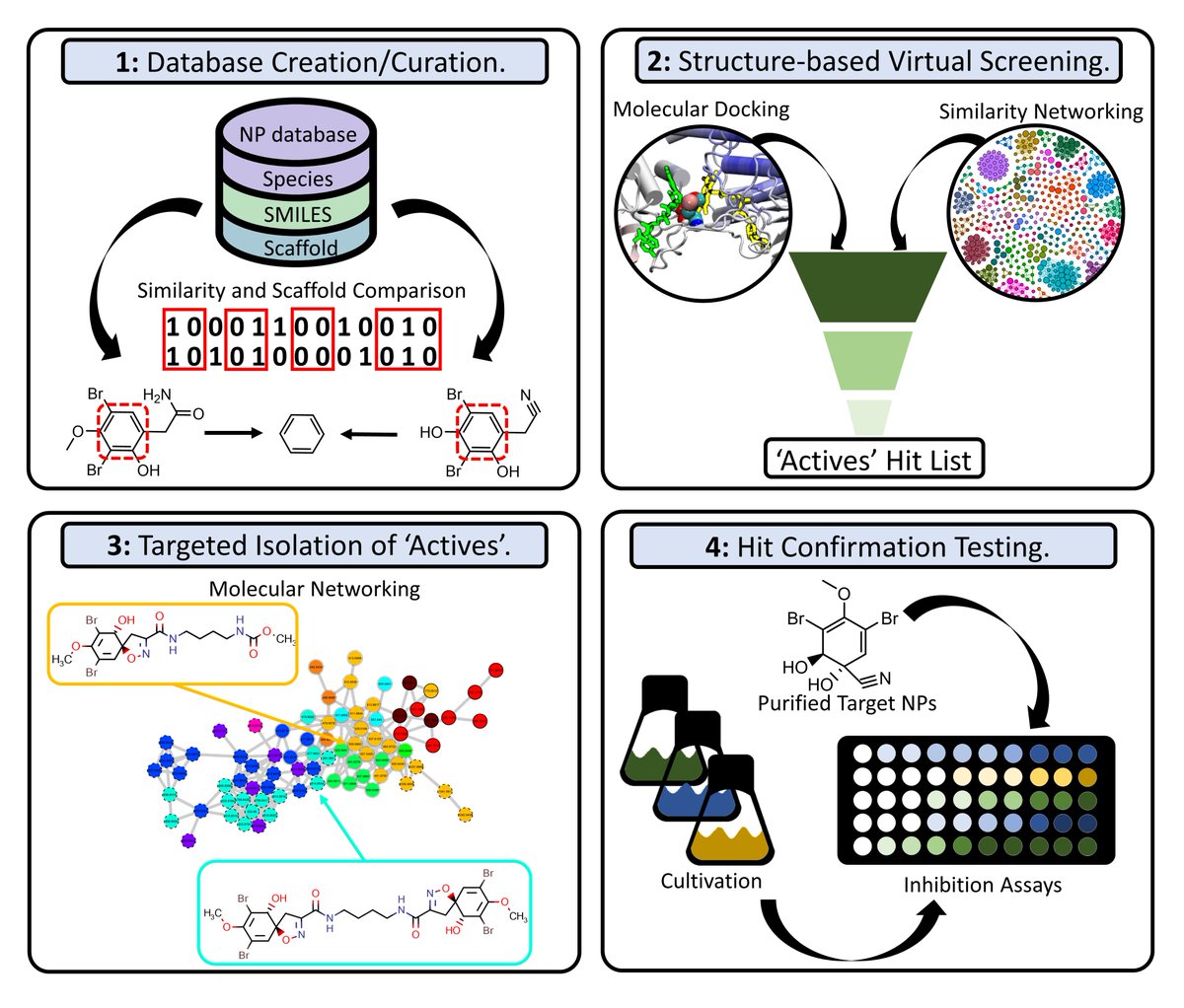 Marine_Drugs's tweet photo. Article: Targeted Isolation of Antibiotic Brominated Alkaloids from the Marine Sponge Pseudoceratina durissima Using Virtual Screening and Molecular Networking, by James Lever et al.
https://t.co/rwaLsIOLbf
#MRSApathogen #virtualscreening #moleculardocking #marinesponge https://t.co/aVOnjDIafw