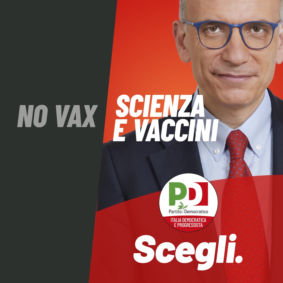 Noi o loro. Da una parte, chi ha sostenuto decisioni difficili sulla gestione #covid, affidandosi alla scienza, proteggendo la salute di tutti. Dall’altra parte, chi ha strizzato l’occhio a No-Vax e No-GreenPass, legittimando deliri di chi gridava alla dittatura sanitaria.#Scegli