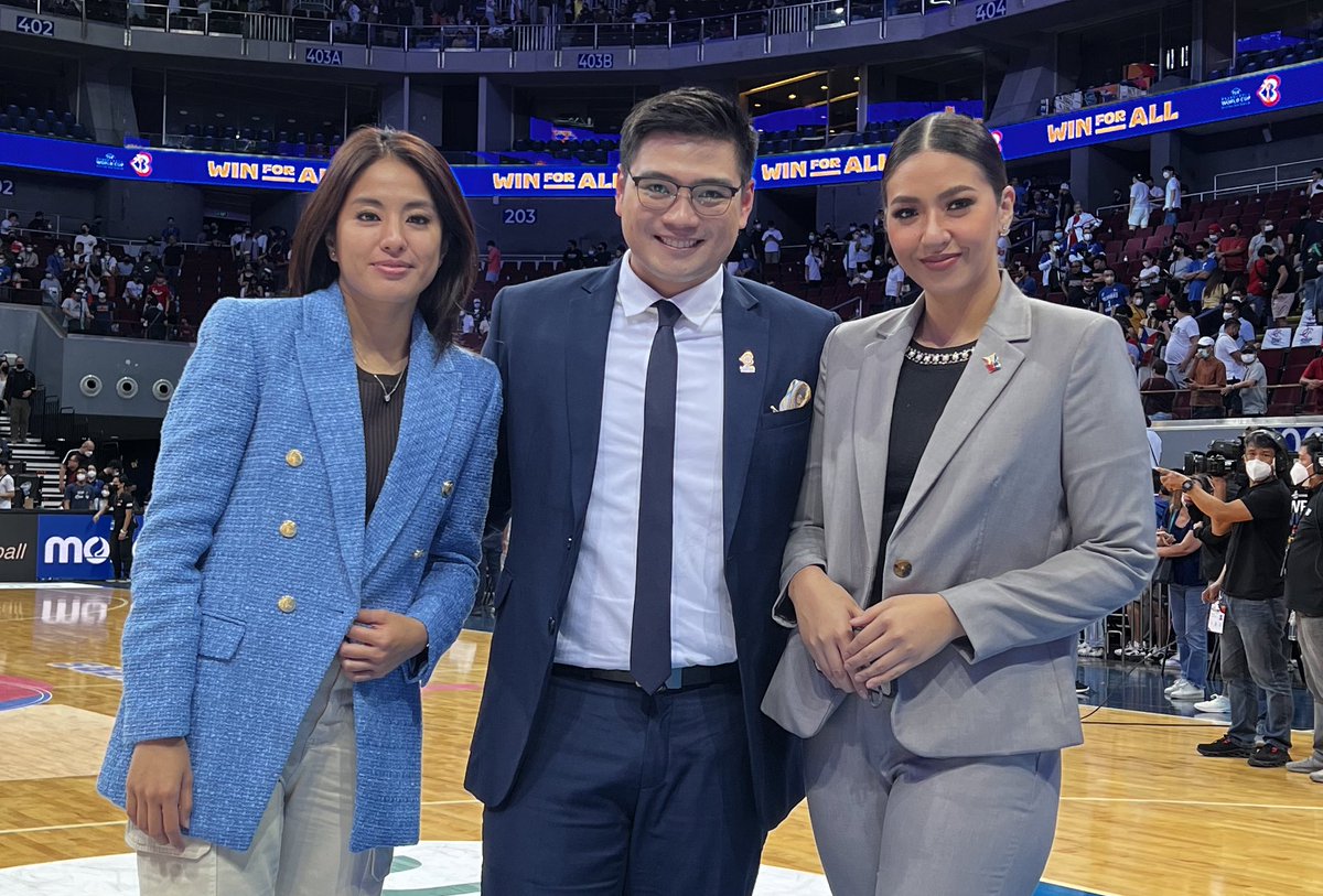 gretchenho's tweet photo. #FIBAWorldCup: From all sides of the game: News, Panel, Courtside 💪🏻 @paodelrosario @_denisetan 

@CignalTV @OneSportsPHL @onenewsph https://t.co/uIs8jTIegj