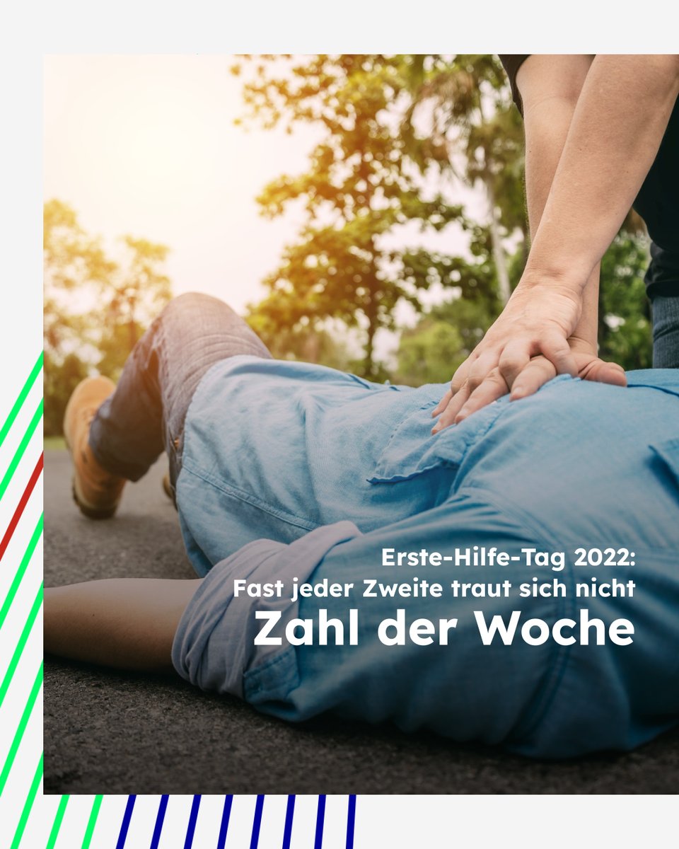 #ZahlderWoche: #TagderErstenHilfe am 10. September: Laut einer #Civey #Umfrage würden sich 48,5% der Menschen in Deutschland unsicher fühlen, wenn sie #ErsteHilfe leisten müssten.
Mehr dazu in unserer #pressemitteilung bit.ly/3TpbWv3 #cosmosdirektpresse