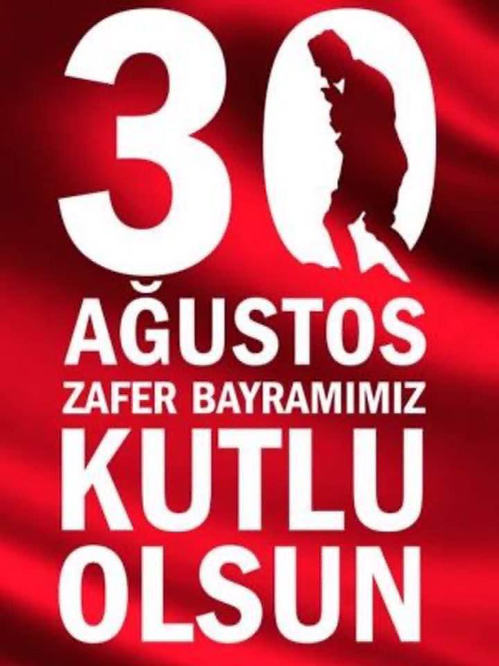 abarisss's tweet photo. Ulusumuzun 30 Ağustos Zafer Bayramı’nı en içten dileklerimle kutluyorum. https://t.co/8eaSQOwMFs