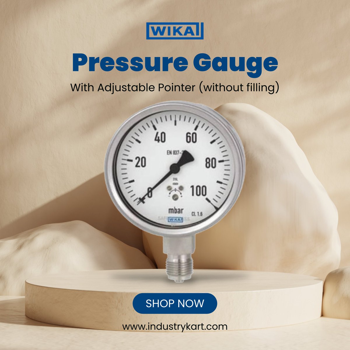 industrykart's tweet photo. ✅ Wika Pressure Gauge With Adjustable Pointer (without filling) 0-210 kg/cm2 with psi 160mm Dia-232.50.160
.
.
Order Now - https://t.co/FapJWVIjLC
#wika #wikapressuregauge #industrykartkar #testandmeasure #testingequipments #mro https://t.co/glbz4xL39E