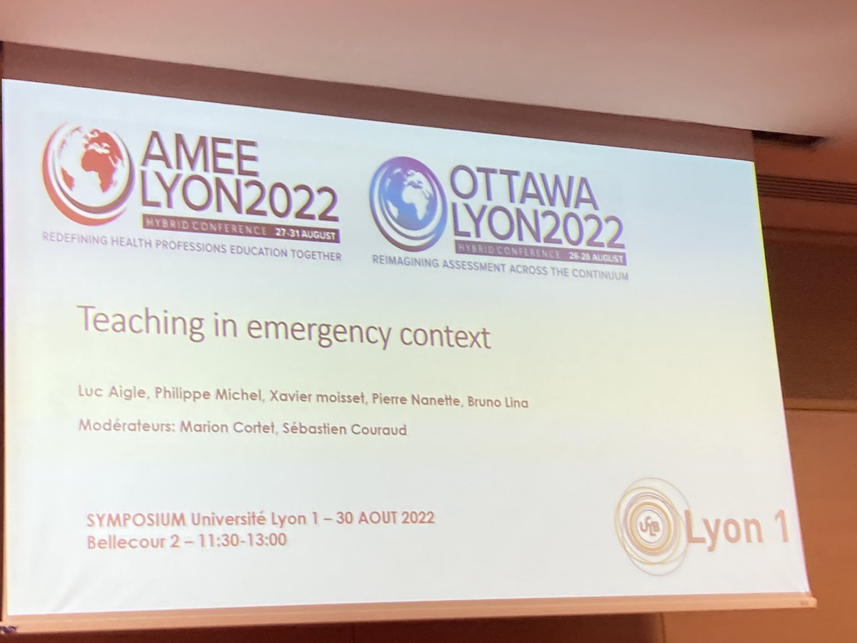 How to teach in an emergency context ? Join us for the <a href="/UnivLyon1/">Université Lyon 1</a> symposium ! 🧯⏱