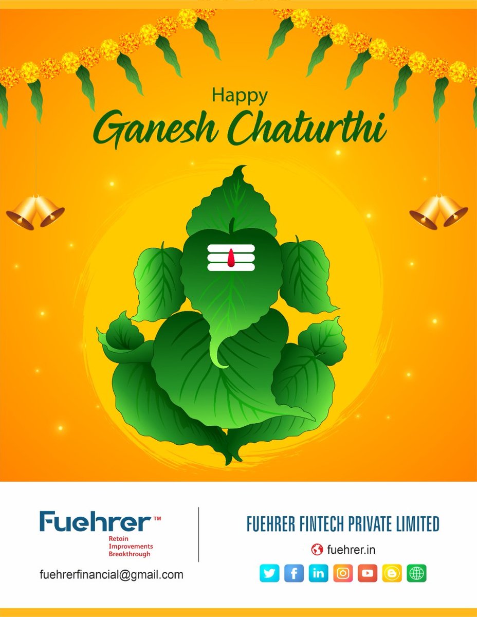 Fuehrer_fintech's tweet photo. Wishing you a very beautiful Ganesh Chaturthi! On this festival, pray to hear everything clear using sharp ears as such of Siddhi Vinayak.
#vinayakachaturthi2022 #lordganesha #HappyGaneshChaturthi #God #Fuehrerfintech https://t.co/ohFiew56Qe