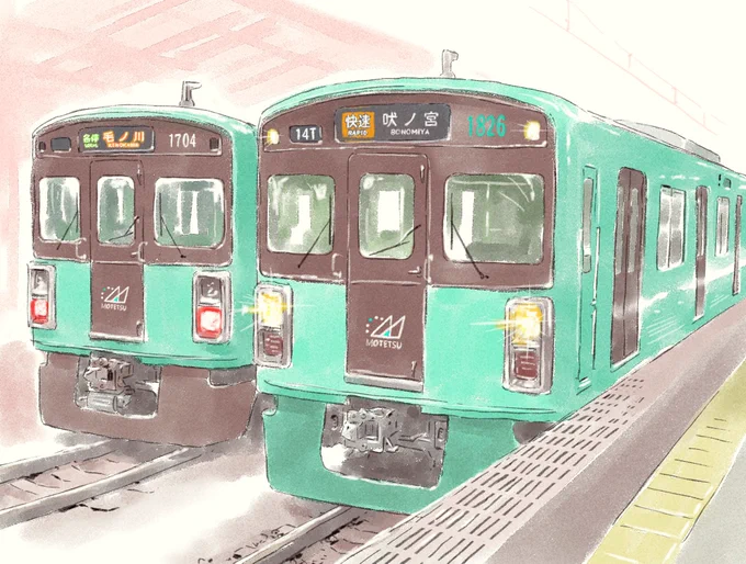「Mouo Transportation Authority」の「M」ですが毛鉄を「M」にしなかったのは毛武さんも乗り入れの構想があったからです「MoTetsu」の「T」と「Mobu」の「B」をあてる予定だったとか... 