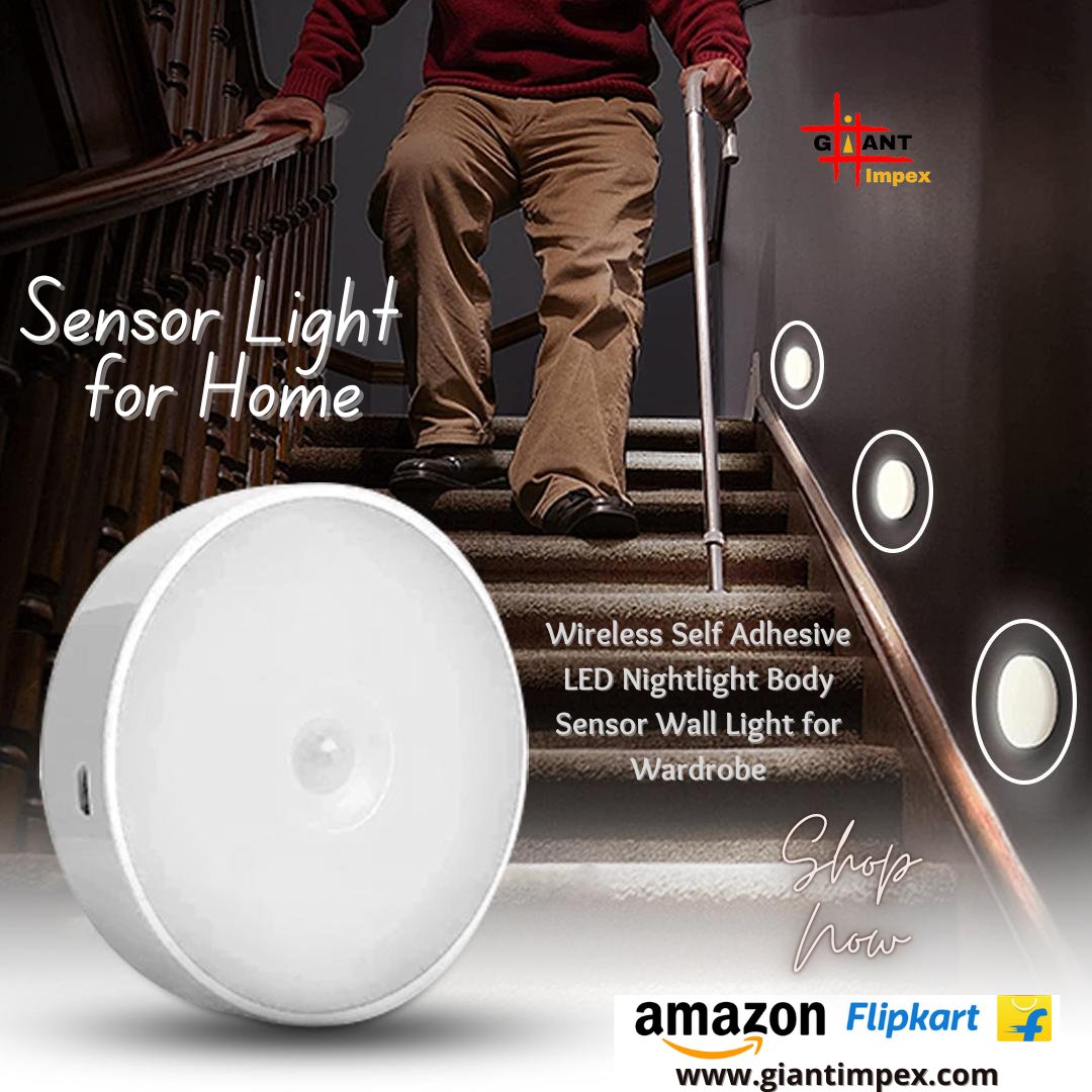 ImpexGiant's tweet photo. Ask for GIANT IMPEX #SensorLight for #Home
With 8 Bright LED Beads and USB Charging, #Wireless Self Adhesive #LEDNightlight #BodySensorWallLight for #Wardrobe, #Bedroom, #Stairs

Available in #Amazon, #Meesho and #Flipkart
Order Now:
https://t.co/OenJyj8A1d https://t.co/XW5qCdYNbl