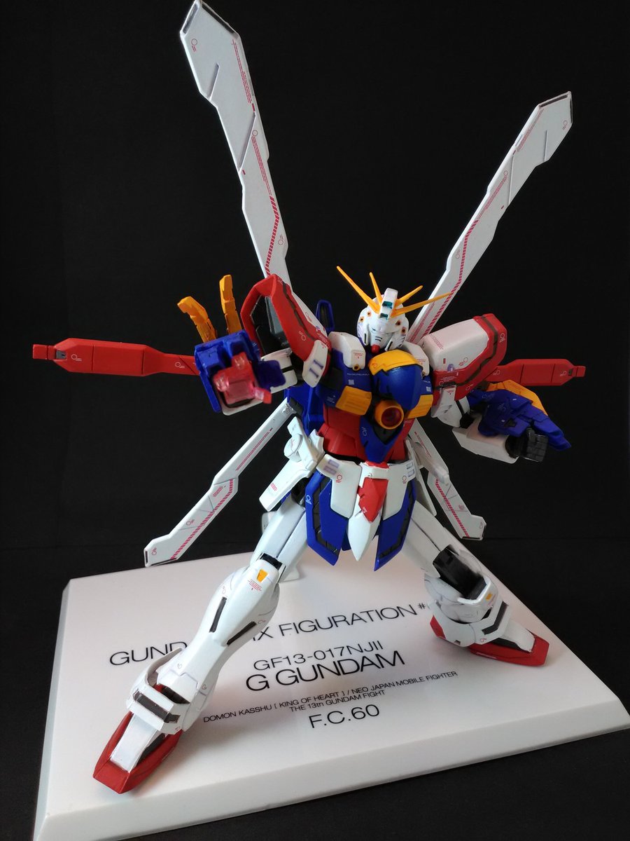 Dai_Ran2027's tweet photo. FIX FIGURATION
ゴッド修復完了( ≧∀≦)ノ
UVレジン複製思ってたよりも簡単でした。
#ガンダム
#FIXFIGURATION
#ゴッドガンダム
#ノーベルガンダム https://t.co/Io8oFauDTw