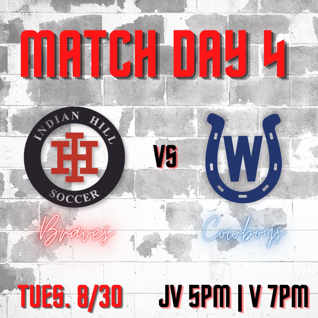 IHBravesSoccer's tweet photo. It’s GAME DAY! 

Braves host defending State Champs Wyoming at Shawnee Field TONIGHT! 

Braves Nation, you know what to do…show up, show out, &amp; be LOUD!!! 

#BravesFam #IHPromise https://t.co/Hvc3grVnY6