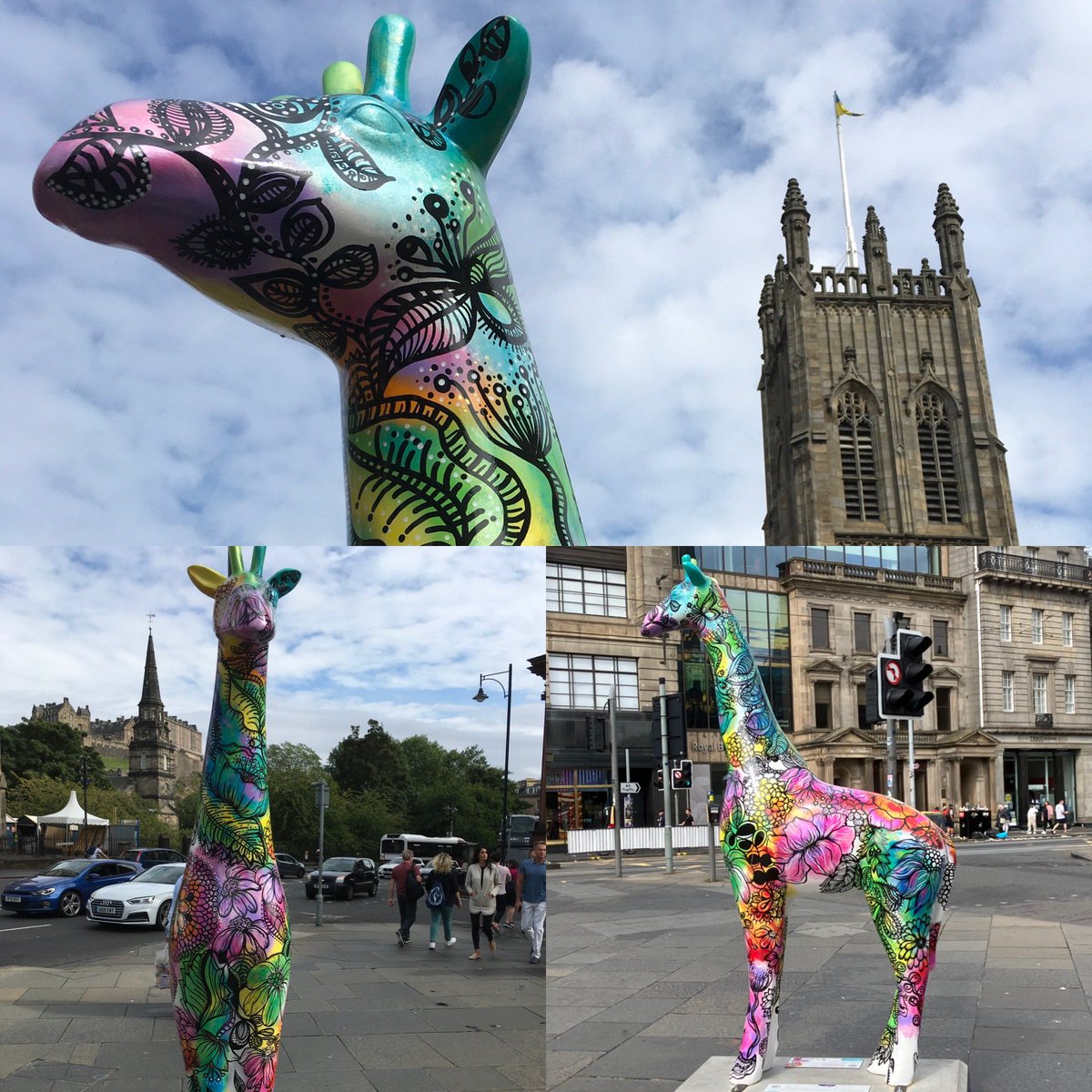 Got to see my giraffe in Edinburgh 🥳@GoGoHulkasaurus @GiraffeAboutTown
<a href="/wildinart/">Wild in Art</a> 
@GoGoDiscover22