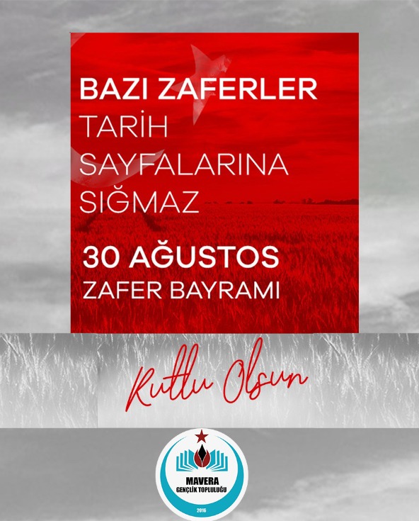 30 Ağustos Zafer Bayramı Kutlu Olsun
#30AgustosZaferBayrami