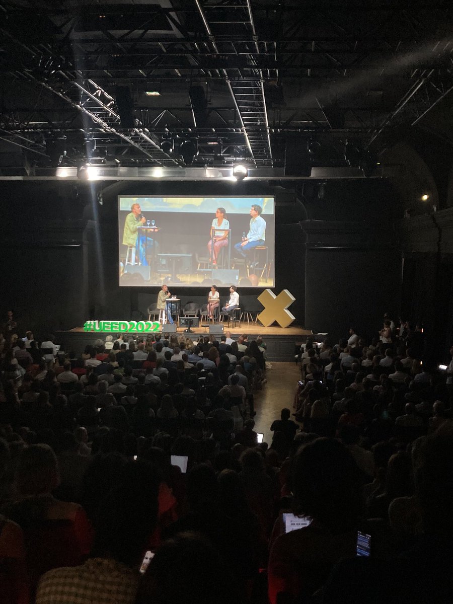 Salle comble à l’#UEED2022 ! L’économie de demain c’est maintenant  ! #sobriete #transformation #impaft